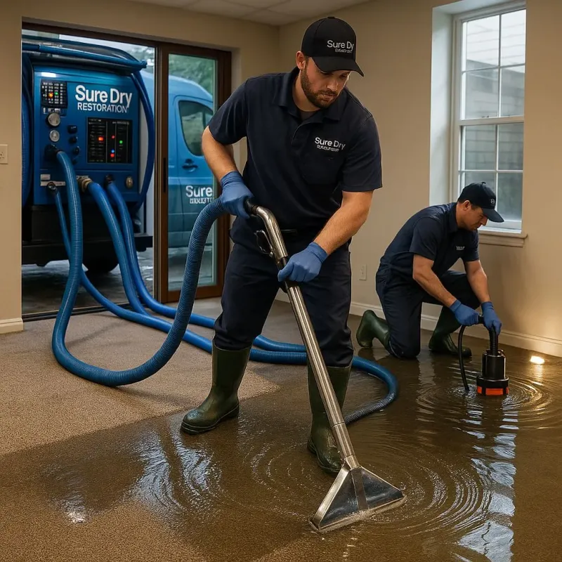 Water Extraction and Removal process in North Prairie, WI